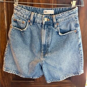 Zara Blue Jean Shorts